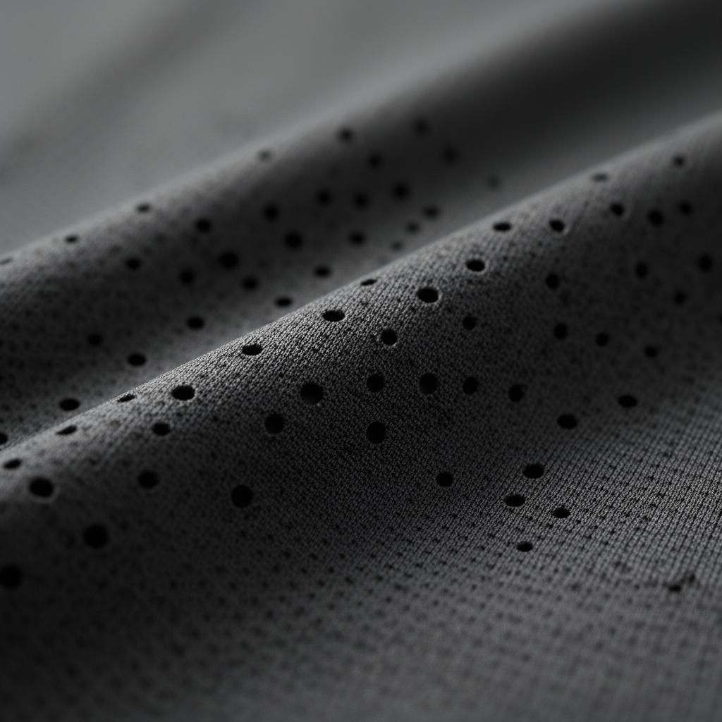 Technical fabric with ventilation detail